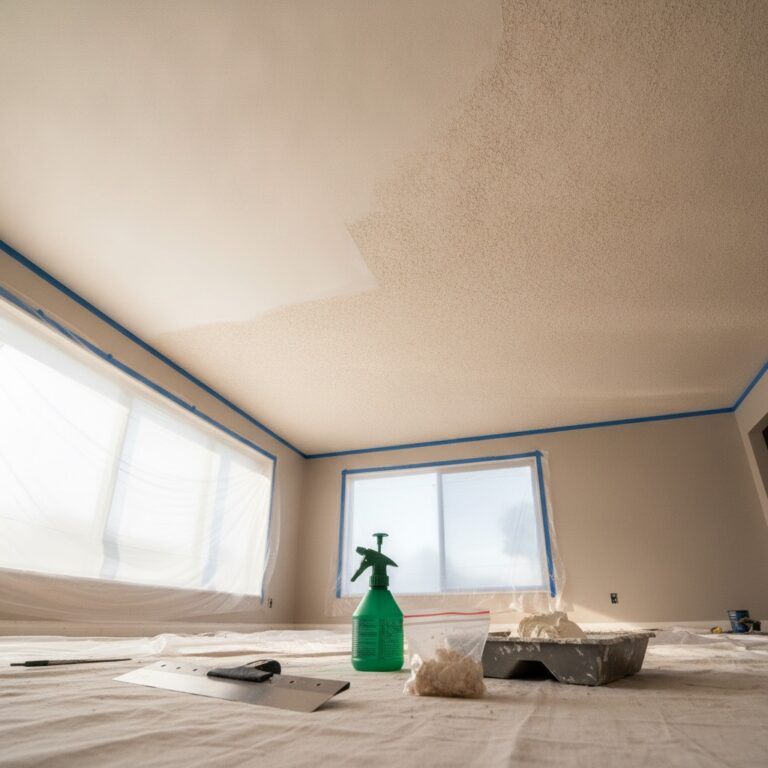 Popcorn Ceiling Removal in SoCal: The Asbestos Test First featured image